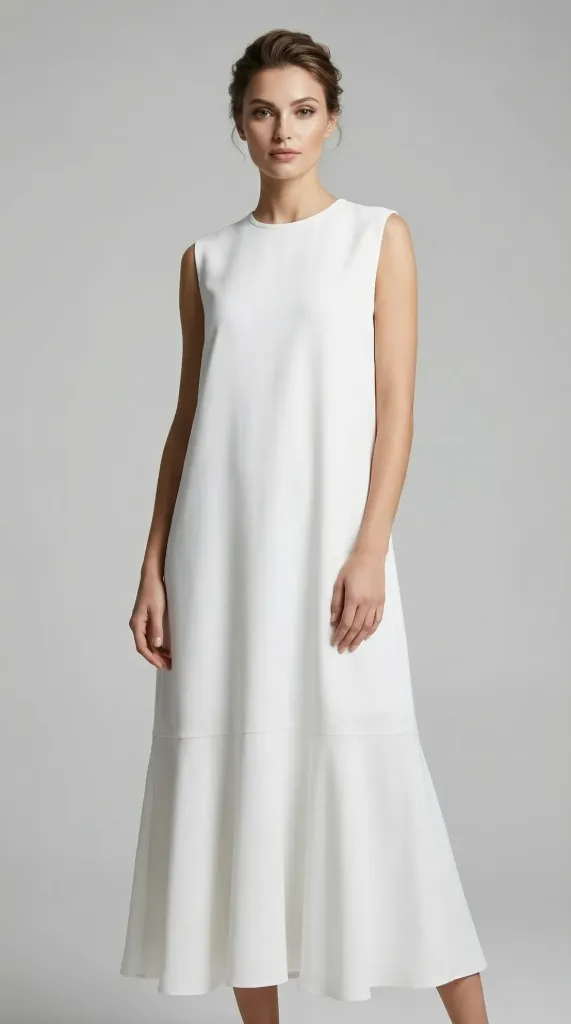 Sleeveless-Flare Inner Dress