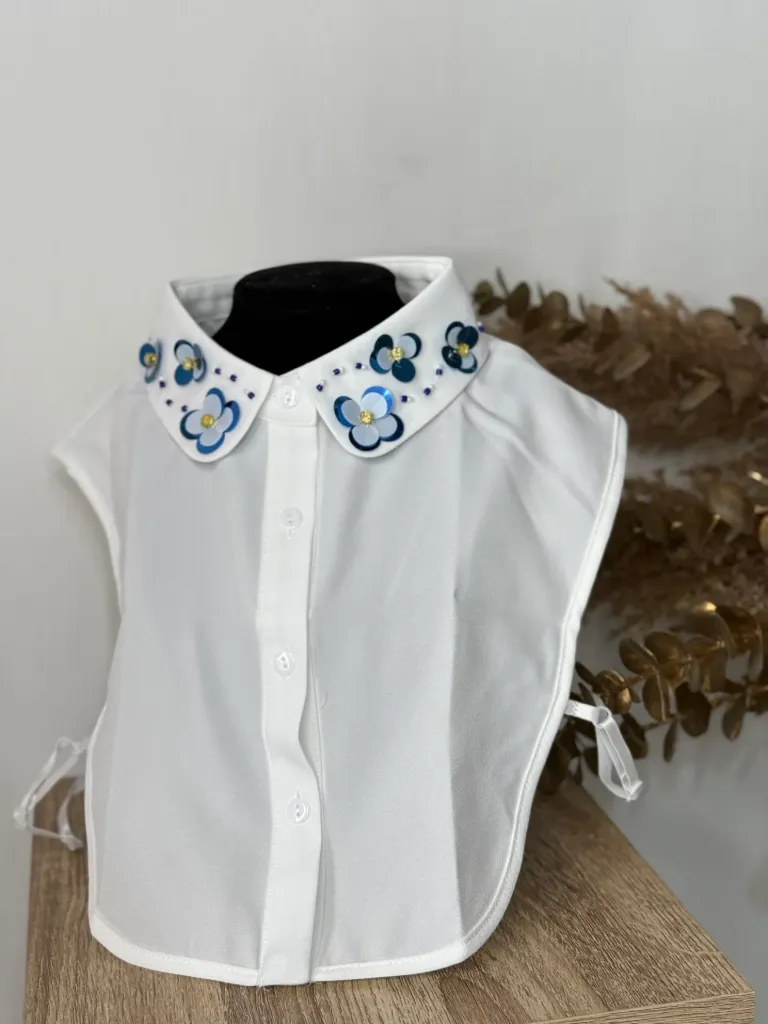Embellished Floral Neck