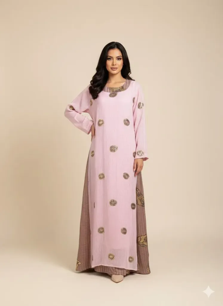 Rose Bloom Abaya