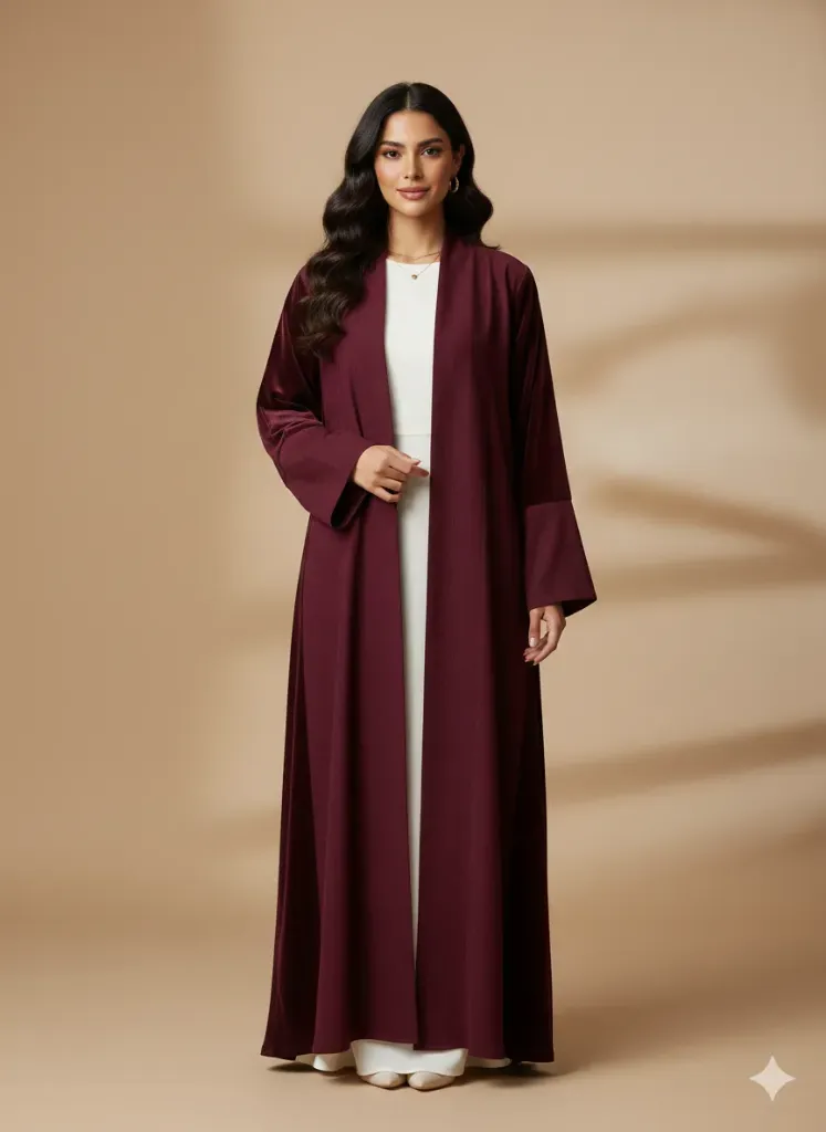 Dusk Velvet Abaya