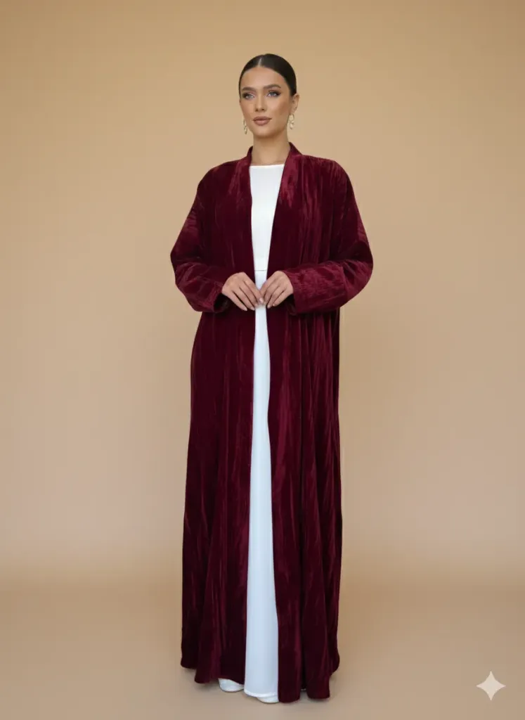 Vintage Glamour Textured Abaya