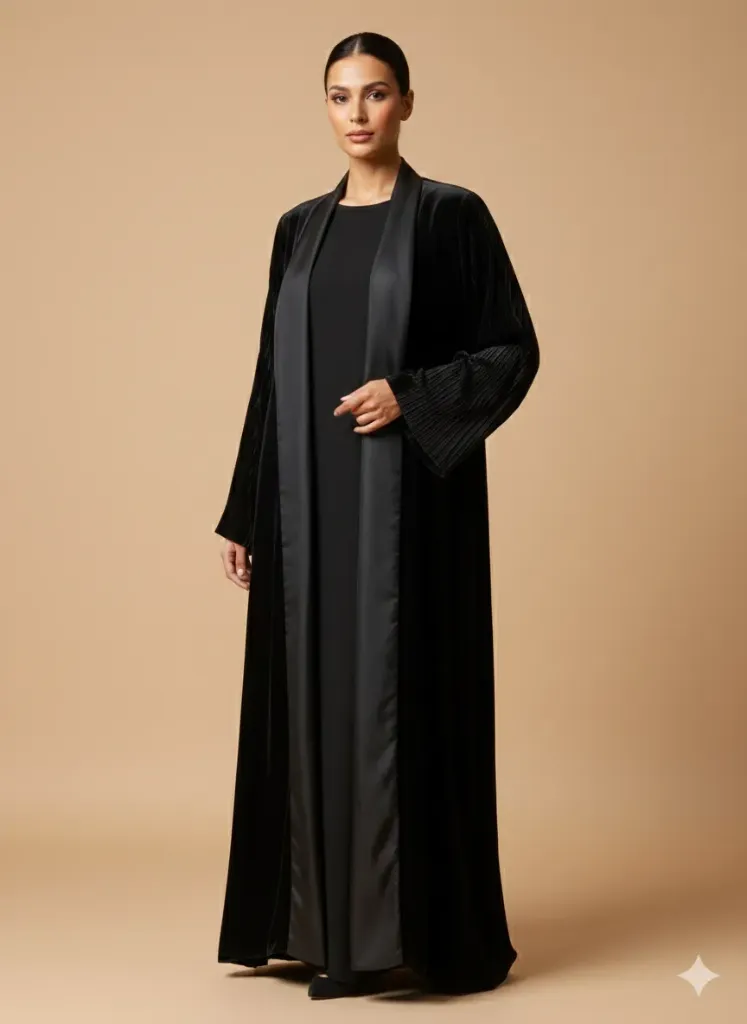 Classic Luxury Velvet Abaya