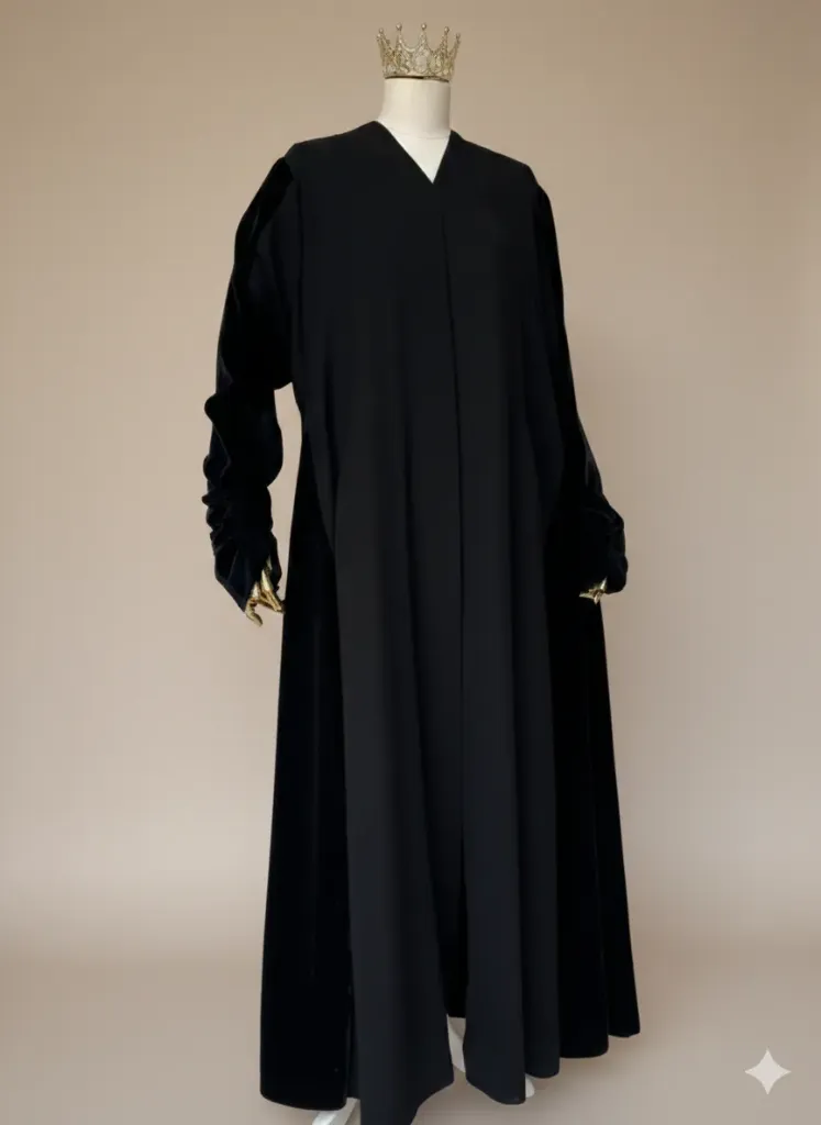 The Night-Sky Velvet Abaya