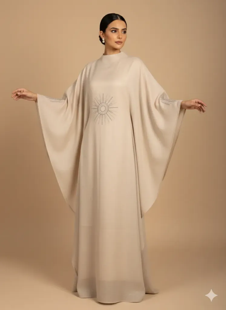 Sun- Butterfly Abaya (3)