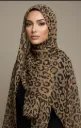 Leopard/ tiger Print Hijab #2