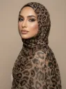Leopard/ tiger Print Hijab #6